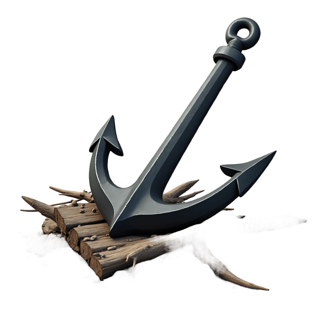 Free transparent PNG: Ship Anchor Stuck in Wreck  Wooden Nautical Clipart, free download png