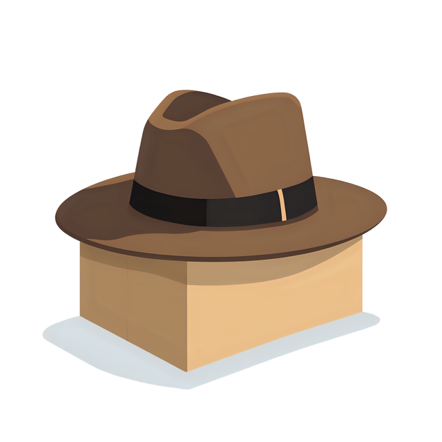 Free transparent PNG: Hat Box PNG Clipart  Ideal for Fashion, Travel  Storage
