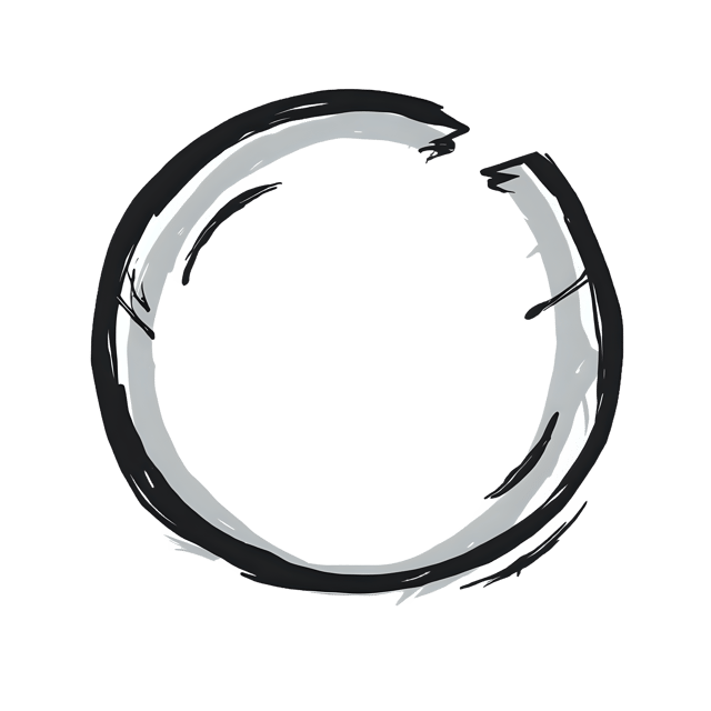 Free transparent PNG: Broken Circle Outline with Shadow Marks  Free PNG Download