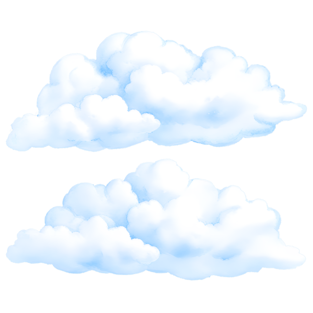 Free transparent PNG: Blue Sky with White Clouds PNG Transparent Background for Digital Art and Design