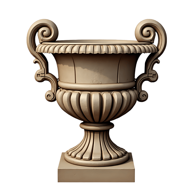 Free transparent PNG: Roman-Inspired Urn PNG Clipart  Perfect for Historical Design  Decor