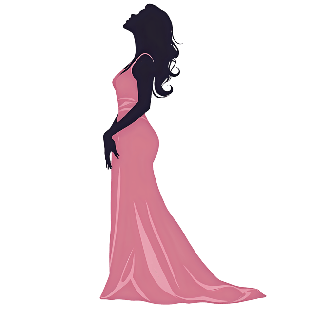 Free transparent PNG: Delicate Lady Silhouette  Rose Quartz Background Clipart, free png download