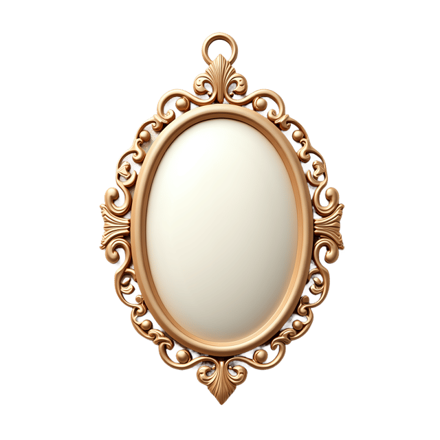Free transparent PNG: Delicate Pendant with Baroque Border  Elegant Jewelry Clipart, free downloadable png