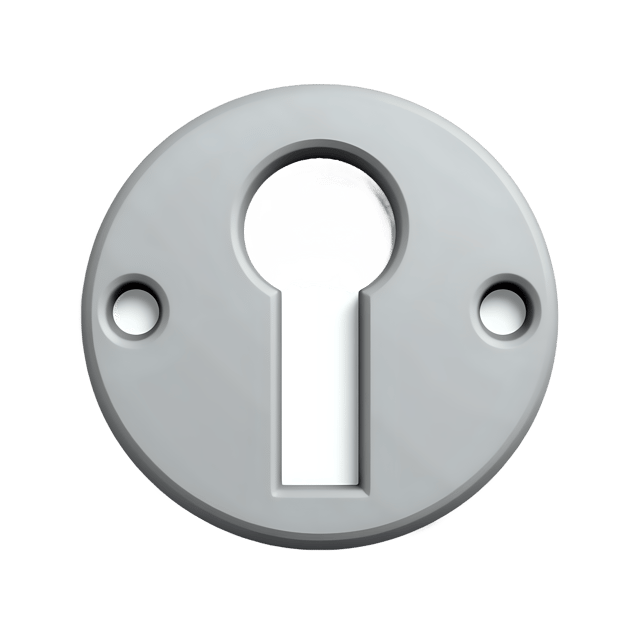 Free transparent PNG: Wide Keyhole Plate  Home Decor Clipart, free downloadable png