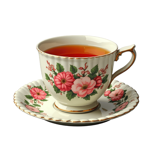 Free transparent PNG: Vintage Tea Cup PNG Clipart  Perfect for Retro Design  Collectible Projects