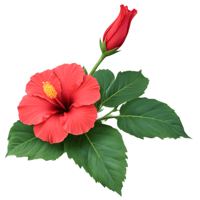 Free transparent PNG: Hibiscus Flower Transparent PNG for Floral Design and Decor