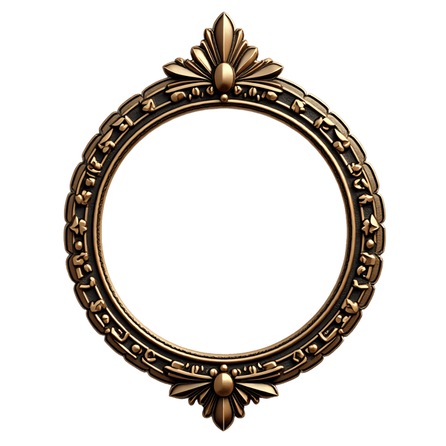 Free transparent PNG: Antique Profile Pendant  Vintage Floral Design Clipart, free download png