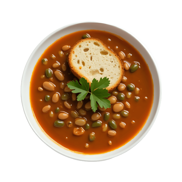 Free transparent PNG: Lentil Soup with Bread PNG Clipart  Ideal for Food Projects  Thematic Designs