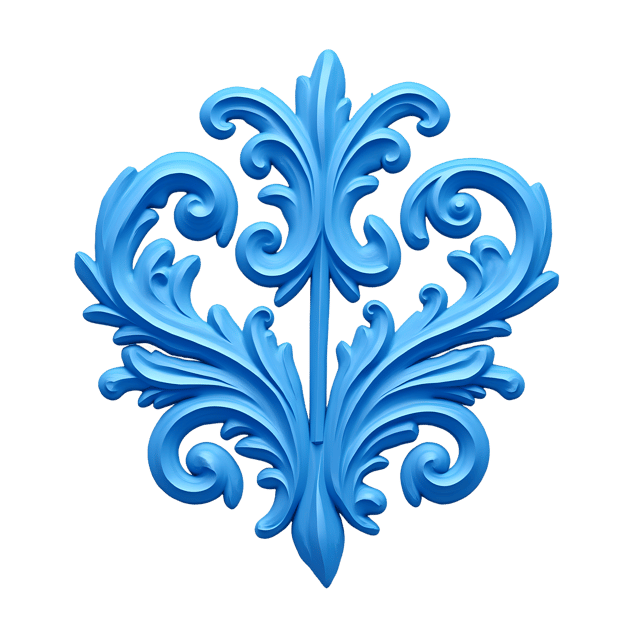 Free transparent PNG: Blue Swirl Ornament  Modern Art PNG, free download