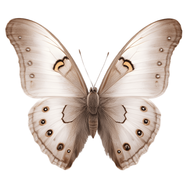 Free transparent PNG: Northern Pearly-eye Butterfly Transparent PNG Background for Nature and Art Projects