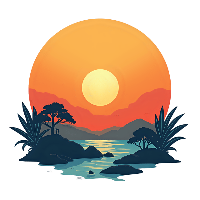 Free transparent PNG: Vintage Rising Sun  Classic Clipart Design, free download png