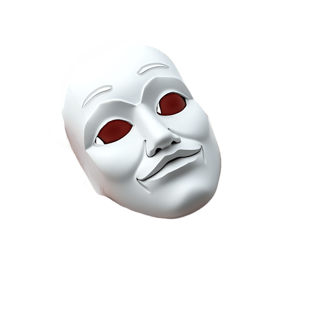 Free transparent PNG: Crumpled Paper Mask PNG with Transparent Background for Artistic and Craft Projects