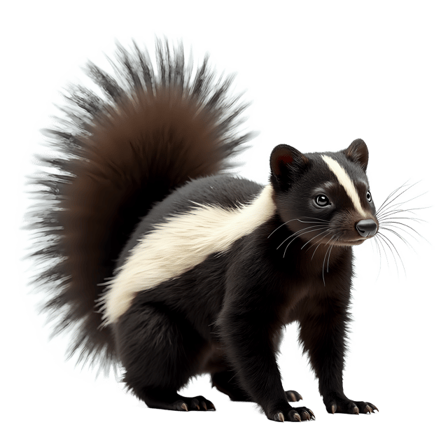 Free transparent PNG: Skunk PNG Clipart  Perfect for Nature Themes  Educational Use
