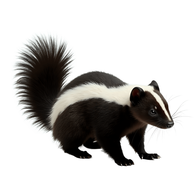 Free transparent PNG: Skunk PNG Clipart  Unique Animal Art for Wildlife and Educational Use