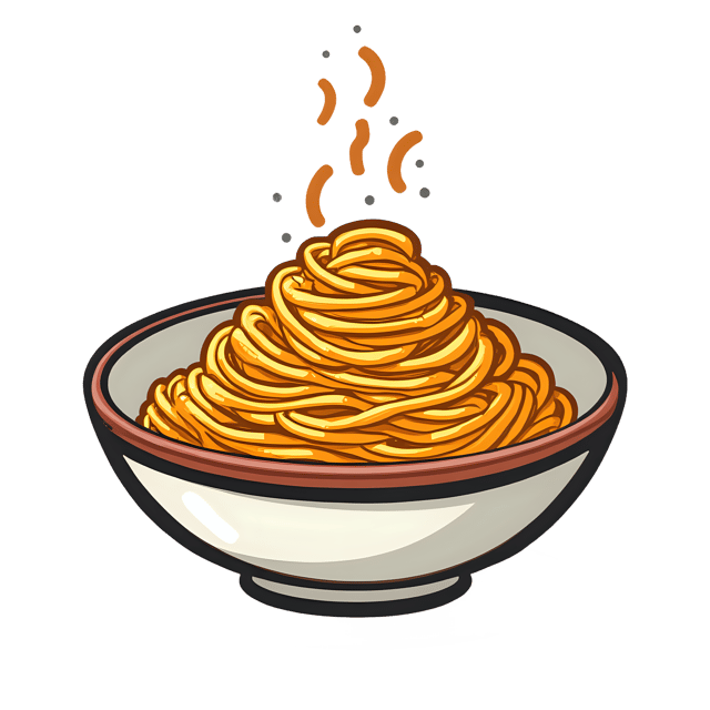 Free transparent PNG: Spaghetti Bowl Doodle  Italian Food Clipart, free download png