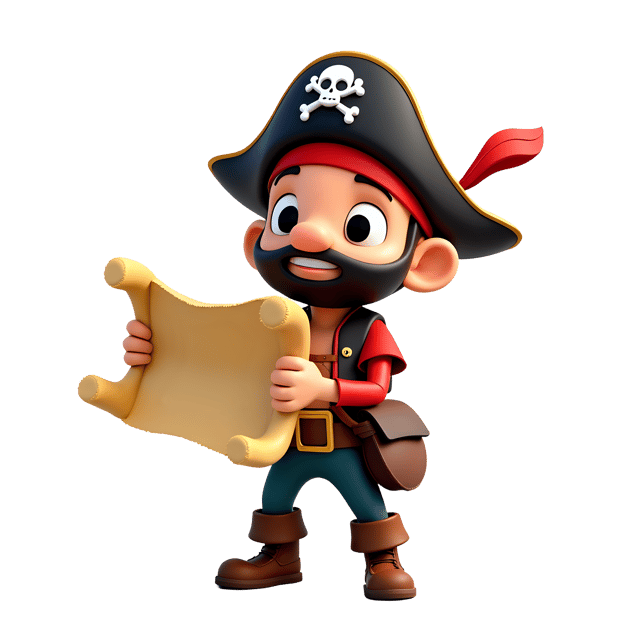 Free transparent PNG: Pirate Ship Vector Illustration for Nautical and Adventure-themed Projects