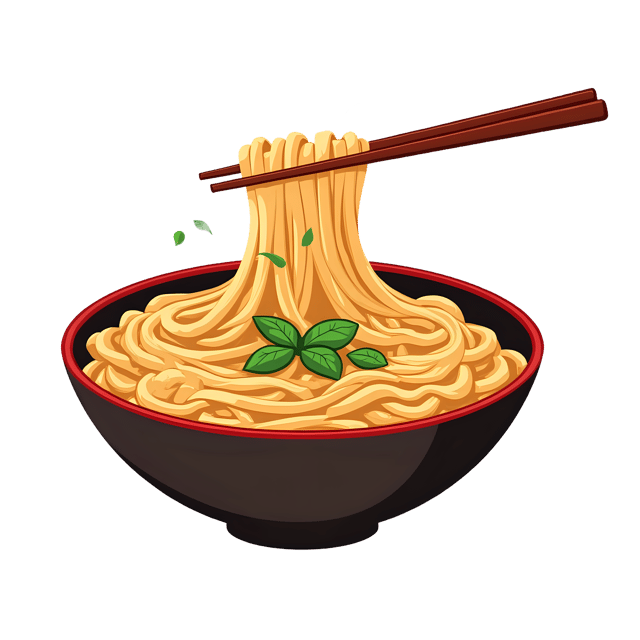 Free transparent PNG: Udon Noodles  Japanese Cuisine Clipart, free transparent png download