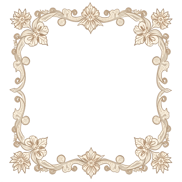 Free transparent PNG: Vintage Lace Border Letterhead PNG Clipart  Perfect for Classic Design Projects