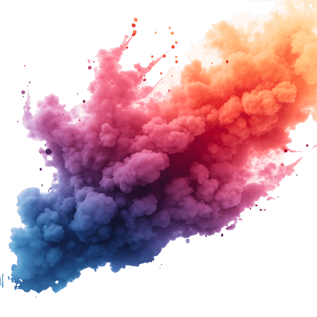 Free transparent PNG: Intense Pigment Motion Merge Illustration Clipart