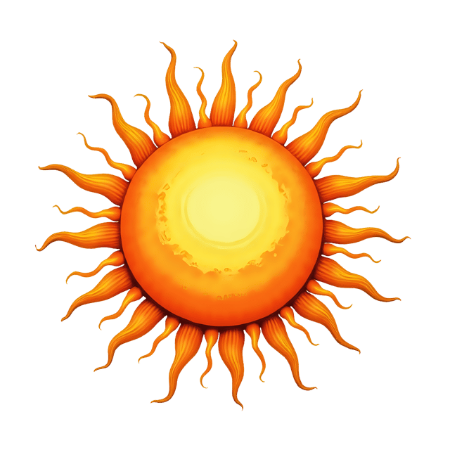 Free transparent PNG: Vintage Hand-Drawn Sun  Free Clipart PNG Download
