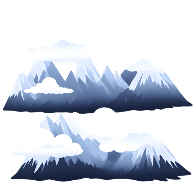 Free transparent PNG: Misty Mountain Peak PNG with Transparent Background for Nature Imagery