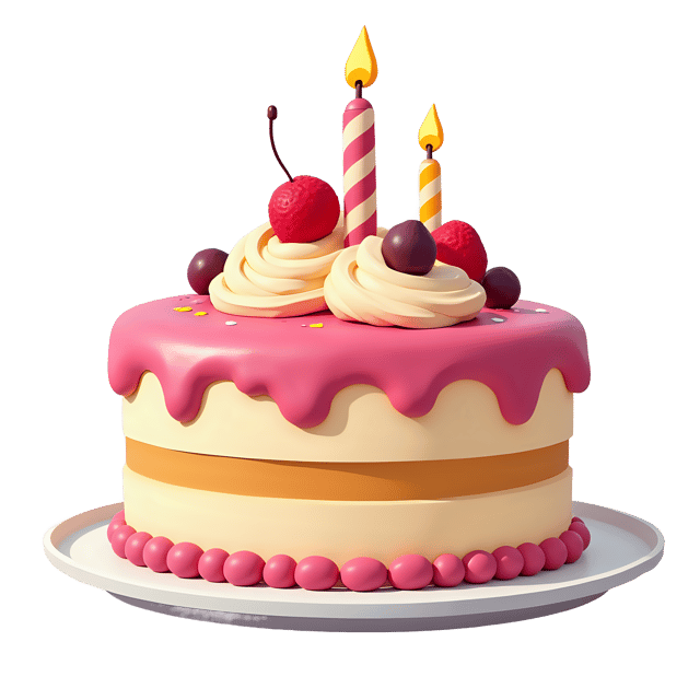 Free transparent PNG: Birthday Cake with Ice Cream  Dessert Clipart, free downloadable png