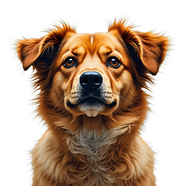 Free transparent PNG: Dog Fur Painting with Transparent Background in PNG Format for Artistic Creations