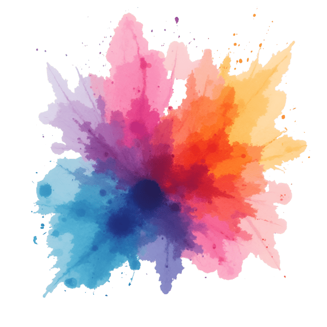 Free transparent PNG: Abstract Watercolor Splash Illustration with Transparent Background