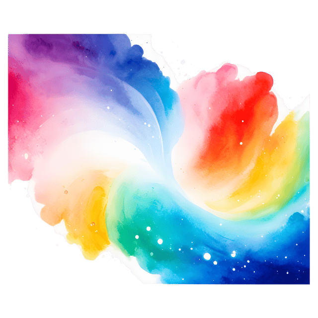 Free transparent PNG: Dancing Colors Celestial Symphony PNG with Transparent Background