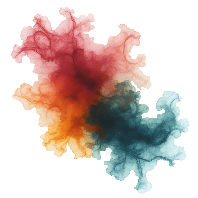Free transparent PNG: Mysterious Veils of Pigment Drifting on Transparent Background PNG