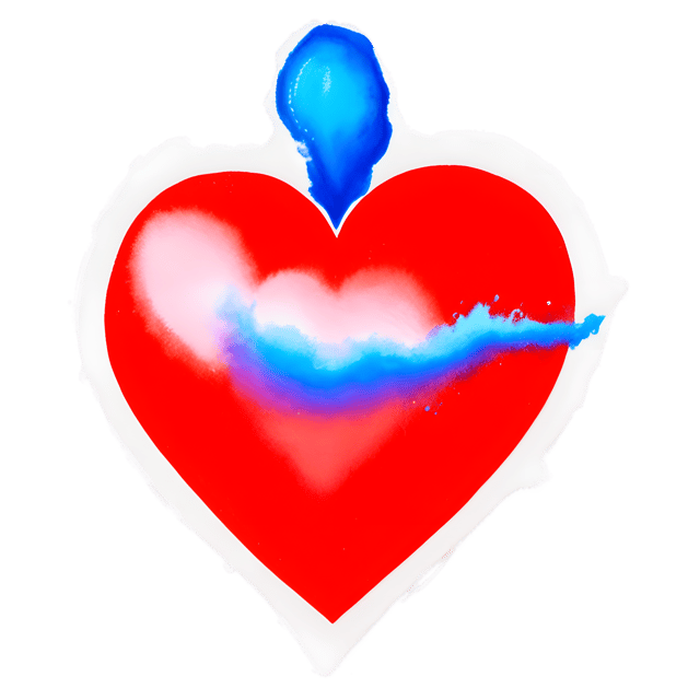 Free transparent PNG: Colorful Heartbeat Dynamic Burst PNG with Transparent Background
