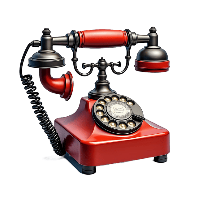 Free transparent PNG: Chrome Trim Vintage Phone  Retro Design Clipart, free downloadable png