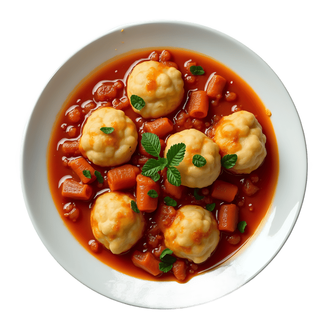 Free transparent PNG: Goulash with Dumplings PNG Clipart  Perfect for Ethnic Cuisine  Festival Themes