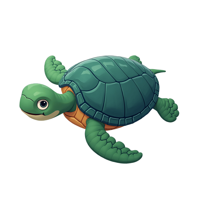 Free transparent PNG: Swimming Turtle with Shell Details  Underwater Clipart, free downloadable png