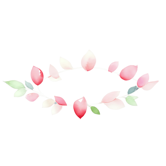 Free transparent PNG: Watercolor Petal Edge Trim PNG – Transparent Flower Illustration for Crafts & Design