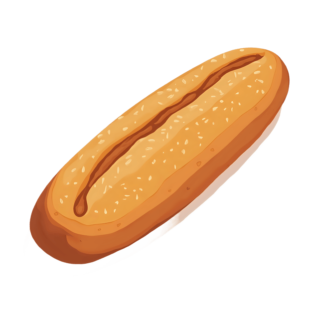 Free transparent PNG: Hoagie Bread Roll  Bakery Clipart, free download png