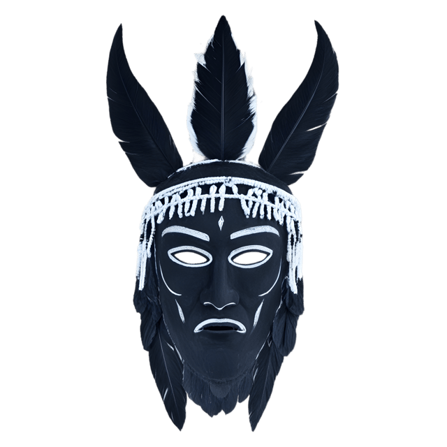 Free transparent PNG: Siberian Shaman Mask PNG with Transparent Background for Art and Design