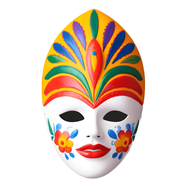 Free transparent PNG: Mexican Folk Mask PNG Transparent Background for Art and Design