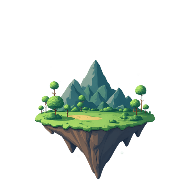 Free transparent PNG: 15 Majestic Cloud-Hung Islands PNG Transparent Background Design