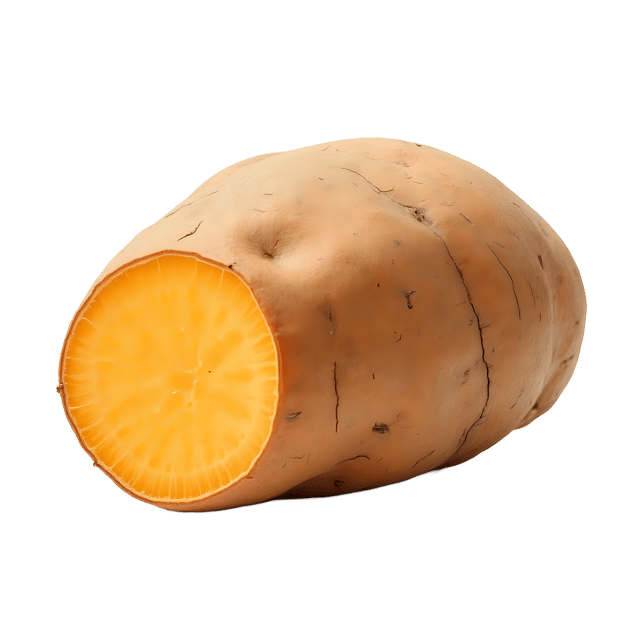Free transparent PNG: Sweet Potato PNG Clipart  Ideal for Food Projects, Crafts  Education
