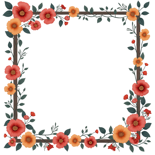 Free transparent PNG: Transparent PNG Collage Frame Design for Artistic and Creative Projects