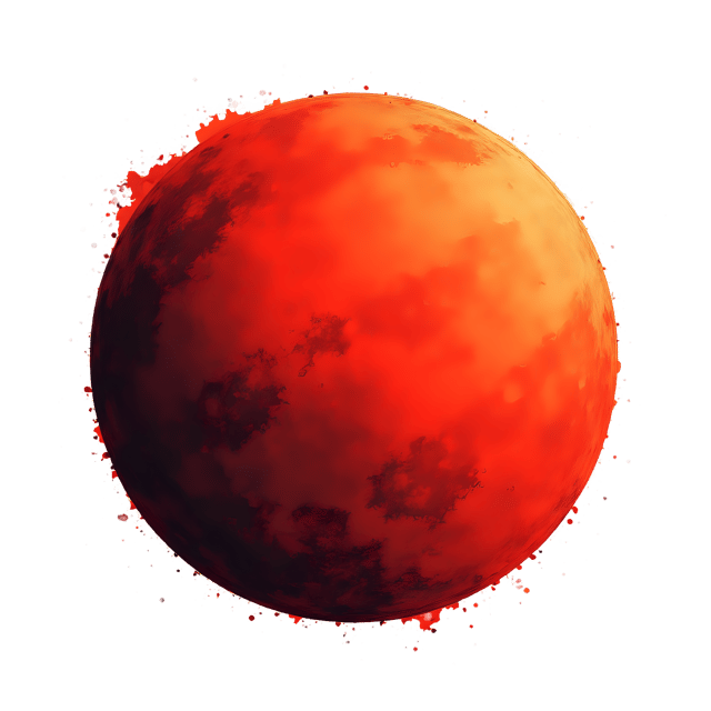 Free transparent PNG: Fiery Red Planet  Space Clipart, free download png