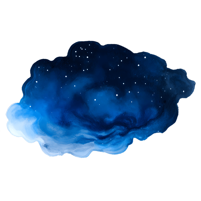 Free transparent PNG: Abstract Cosmic Landscape Paint Sweep PNG Art for Space and Astronomy Imagery