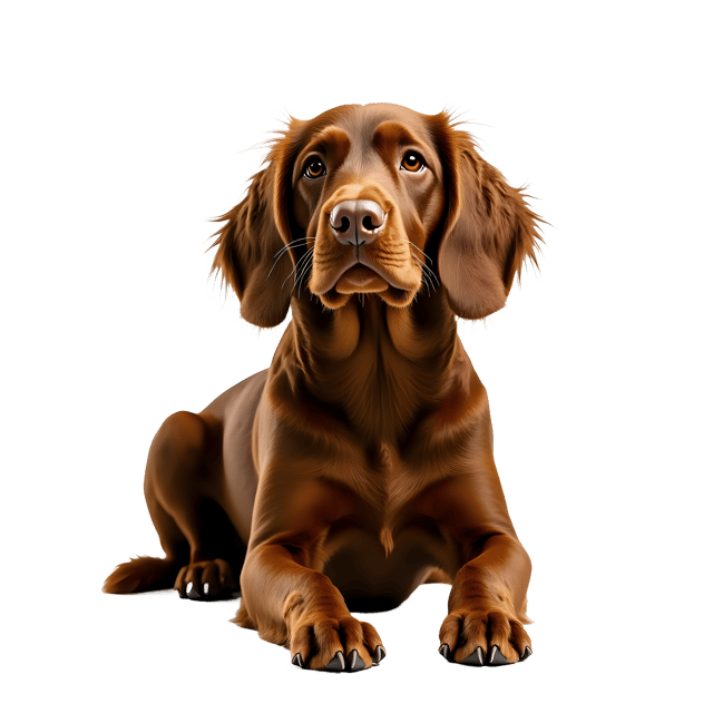 Free transparent PNG: Irish Setter PNG Download  Elegant Canine Clipart for Dog Lovers  Designs