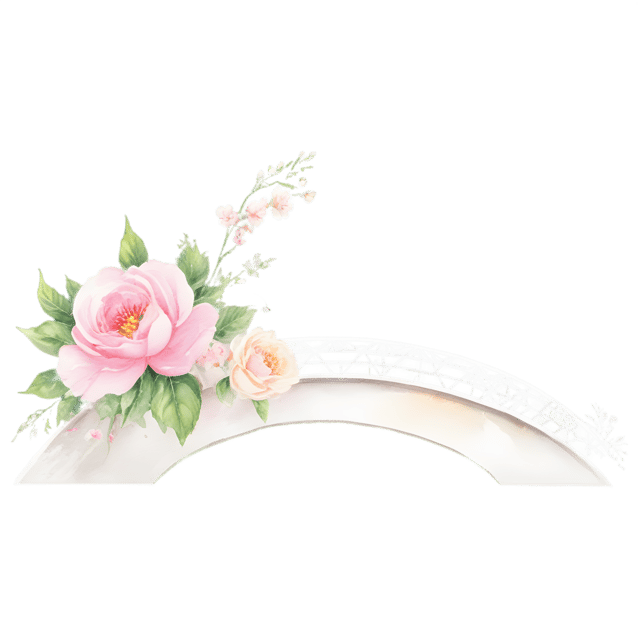 Free transparent PNG: Floral Celebration Bridge Transparent PNG