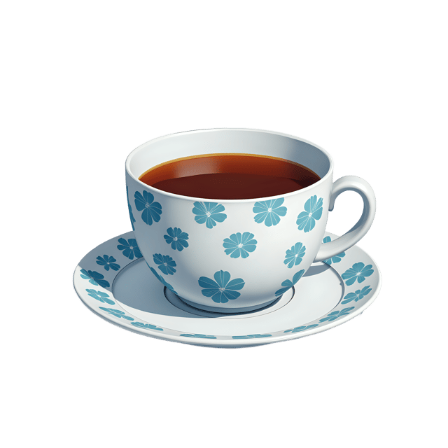 Free transparent PNG: Patterned Tea Cup PNG Download  Unique Ceramic Design for Home Decor  Crafts