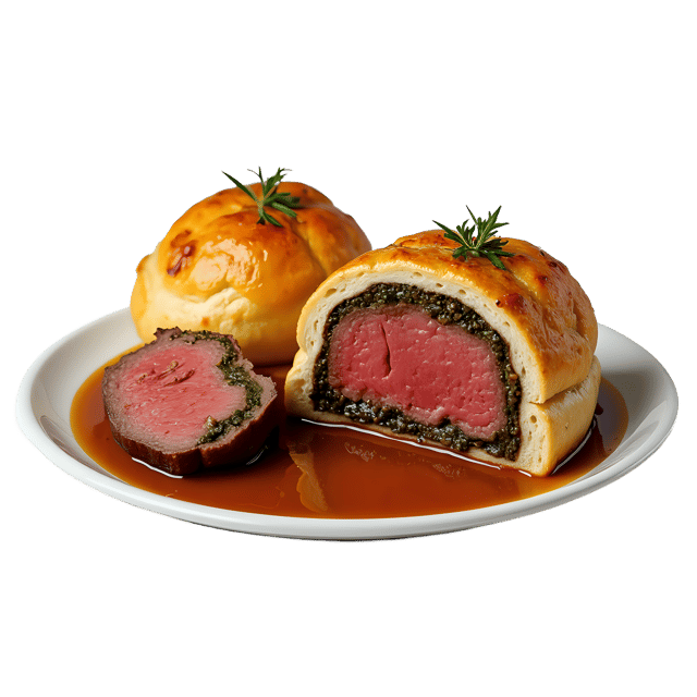 Free transparent PNG: Beef Wellington with Gravy PNG Clipart  Perfect for Recipe Illustrations  Food Projects