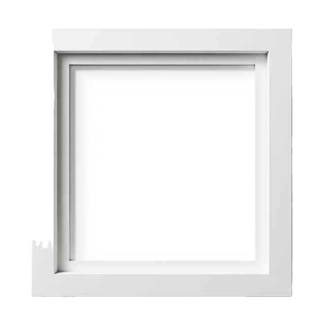 Free transparent PNG: Modern Minimalist Frame with White Acrylic Clipart for Decorative and Craft Uses