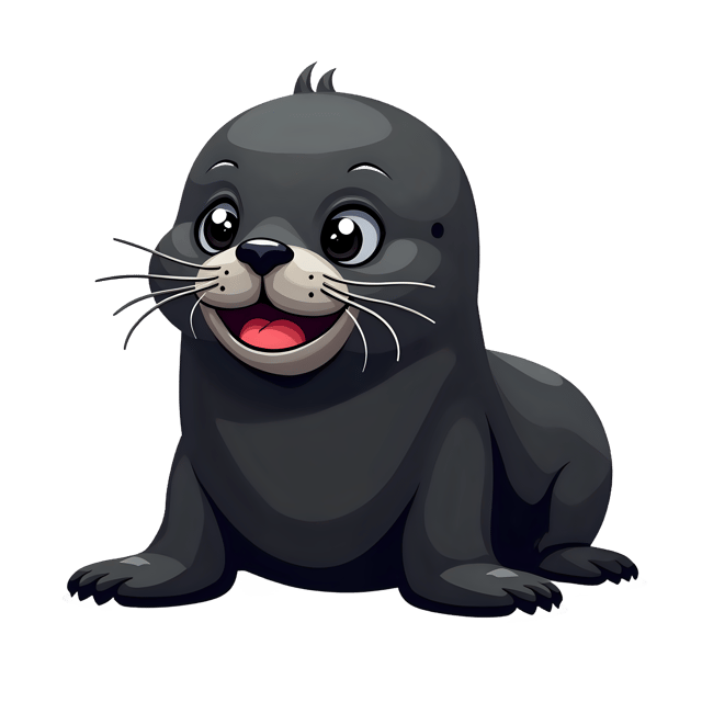 Free transparent PNG: Furry Baby Seal PNG with Transparent Background for Clipart and Crafts