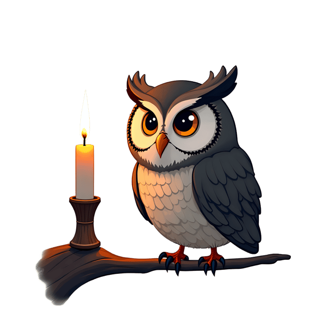 Free transparent PNG: Owl Feather  Candlelit Corner Clipart, free transparent png download